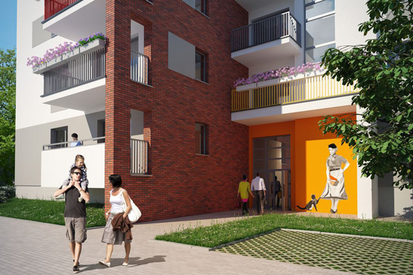 W II etapie osiedla Art Modern zaplanowano 73 mieszkania W II etapie osiedla Art Modern zaplanowano 73 mieszkania