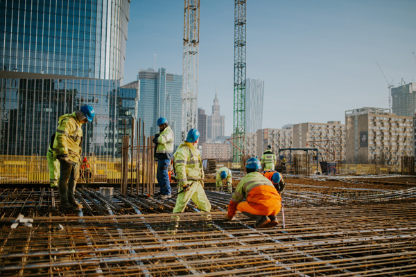 Prace na budowie Fabryki Norblina w Warszawie idą pełną parą. Prace na budowie Fabryki Norblina w Warszawie idą pełną parą.