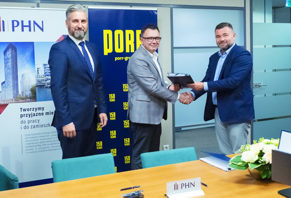 Wieżowiec Skysawa w Warszawie zbuduje konsorcjum firm: Porr, TKT Engineering i Elin. Wieżowiec Skysawa w Warszawie zbuduje konsorcjum firm: Porr, TKT Engineering i Elin.