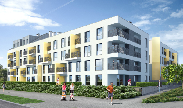 Grota 111 - nowa inwestycja mieszkaniowa Echo Investment, fot. materiały inwestora Grota 111 - nowa inwestycja mieszkaniowa Echo Investment, fot. materiały inwestora