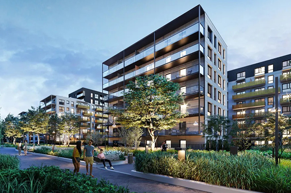 Osiedle Cityflow na warszawskiej Woli - 4 budynki pomieszczą 749 lokali. Osiedle Cityflow na warszawskiej Woli - 4 budynki pomieszczą 749 lokali.