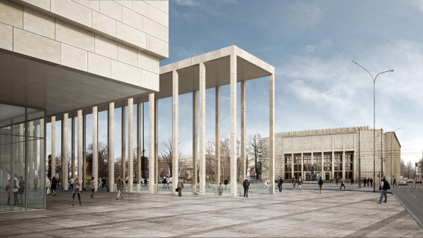Nowa koncepcja architektoniczna b. hotelu Cracovia Nowa koncepcja architektoniczna b. hotelu Cracovia