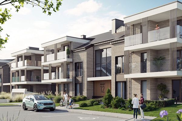 Destino to osiedle miejskich willi. Wiz. Ekopark Destino to osiedle miejskich willi. Wiz. Ekopark