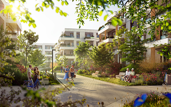 Za projekt architektoniczny osiedla odpowiada pracownia Adaptic Architekci, generalnym wykonawcą jest firma Łucz-Bud