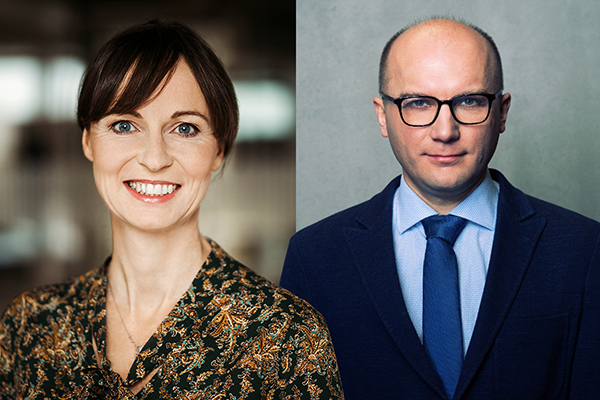 Od lewej: Aleksandra Goller, dyrektorka ds. sprzedaży i marketingu oraz Artur Łeszczyński, dyrektor ds. rozwoju biznesu w Skanska Residential Development Poland. Od lewej: Aleksandra Goller, dyrektorka ds. sprzedaży i marketingu oraz Artur Łeszczyński, dyrektor ds. rozwoju biznesu w Skanska Residential Development Poland.