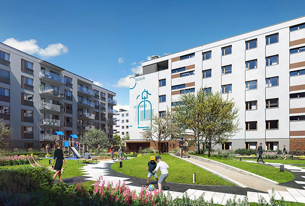 Osiedle Mińska 69 w Warszawie powiększy się o trzy budynki. Wiz. Budimex Nieruchomości Osiedle Mińska 69 w Warszawie powiększy się o trzy budynki. Wiz. Budimex Nieruchomości