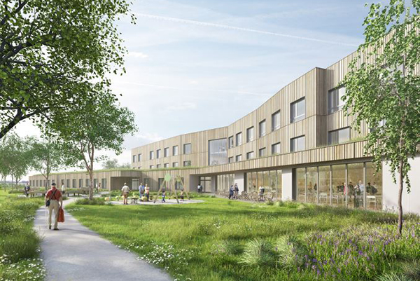 Eiffage Construction buduje dom opieki senioralnej z wykorzystaniem prefabrykatów. Eiffage Construction buduje dom opieki senioralnej z wykorzystaniem prefabrykatów.