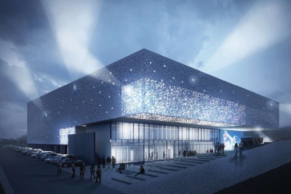 Koncepcję architektoniczną hali widowiskowo-sportowej Uniwersytetu Medycznego w Lublinie przygotowała poznańska pracownia Buszkiewicz Architekci. Koncepcję architektoniczną hali widowiskowo-sportowej Uniwersytetu Medycznego w Lublinie przygotowała poznańska pracownia Buszkiewicz Architekci.