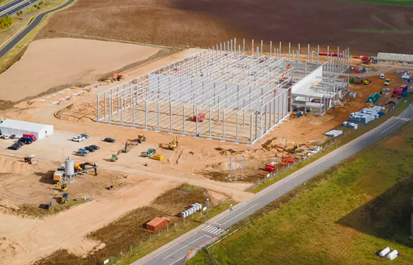 W Łubowie nieopodal Gniezna Panattoni buduje fabrykę firmy Maxcess W Łubowie nieopodal Gniezna Panattoni buduje fabrykę firmy Maxcess