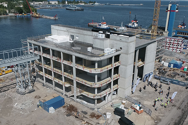 W przyszłym roku zakończy się budowa Terminalu promowego w Porcie Gdynia. W przyszłym roku zakończy się budowa Terminalu promowego w Porcie Gdynia.