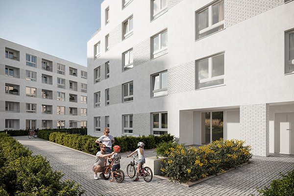 Osiedle Blanco w podwarszawskim Pruszkowie - wiz. Accciona Osiedle Blanco w podwarszawskim Pruszkowie - wiz. Accciona