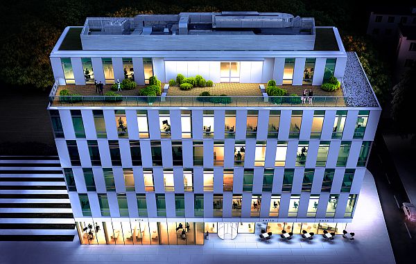 Projekt biurowca Enter powstał w pracowni BJK Architekci Projekt biurowca Enter powstał w pracowni BJK Architekci