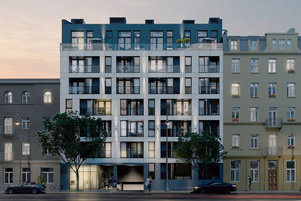 Stalowa 27, nowoczesna kamienica powstaje w Warszawie. Stalowa 27, nowoczesna kamienica powstaje w Warszawie.