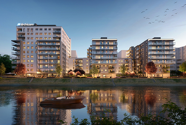 Wieloetapowe osiedle Archicom we Wrocławiu to docelowo ok. 850 mieszkań. Wieloetapowe osiedle Archicom we Wrocławiu to docelowo ok. 850 mieszkań.