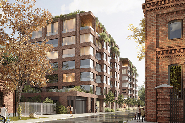 Głównym budulcem łódzkiej inwestycji T17 będzie cegła. Budynki zaprojektowała śląska pracownia architektoniczna Konior Studio. Głównym budulcem łódzkiej inwestycji T17 będzie cegła. Budynki zaprojektowała śląska pracownia architektoniczna Konior Studio.